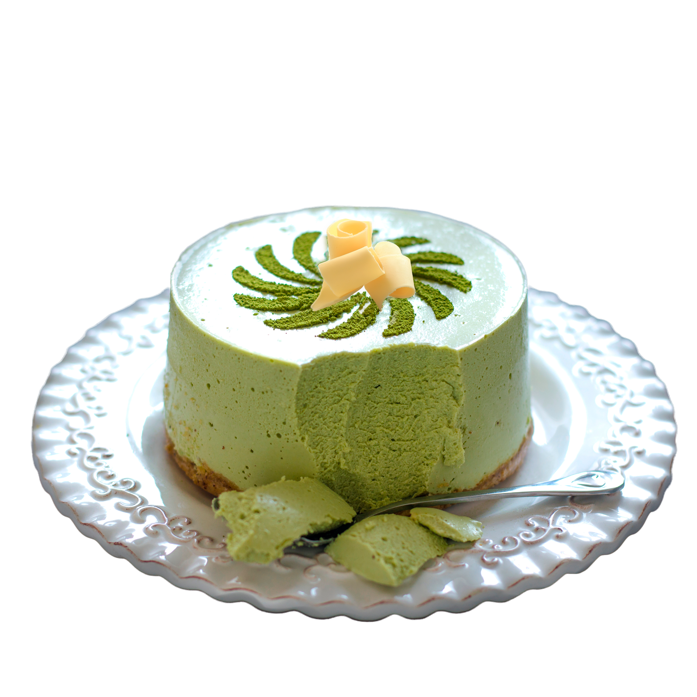 matcha cheesecake